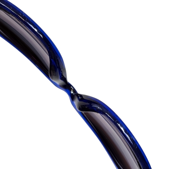 Unbranded Translucent Blue Plastic Frame Horn Rimmed Prescription Eye Glass Kids - Picture 6 of 7